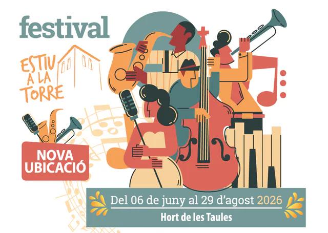 Estiu a la Torre 2026 llenará el Hort de les Taules de música, jazz y flamenco