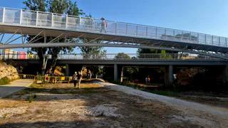 L'Eliana avanza en la rehabilitación del puente y las pasarelas sobre el barranco de Mandor