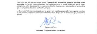📚 La carta de la Conselleria aviva todavía más el conflicto educativo antes de la huelga indefinida