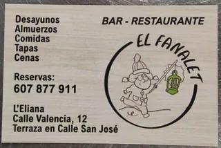 Foto de Bar•Restaurante EL FANALET