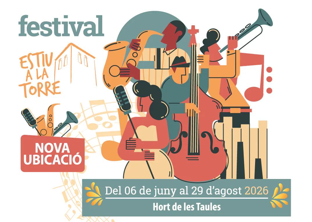 Estiu a la Torre 2026 llenará el Hort de les Taules de música, jazz y flamenco