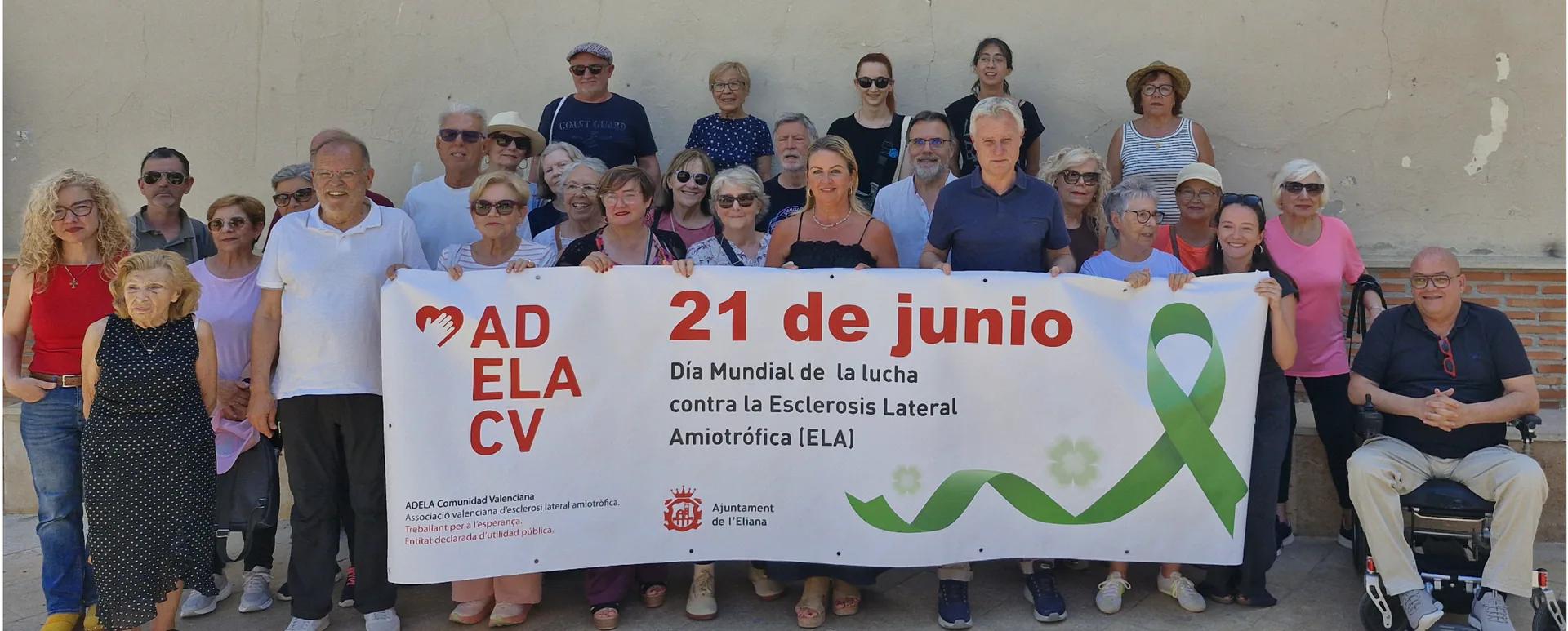 L’Eliana se une al Día Mundial de la Lucha contra la ELA para concienciar sobre esta enfermedad