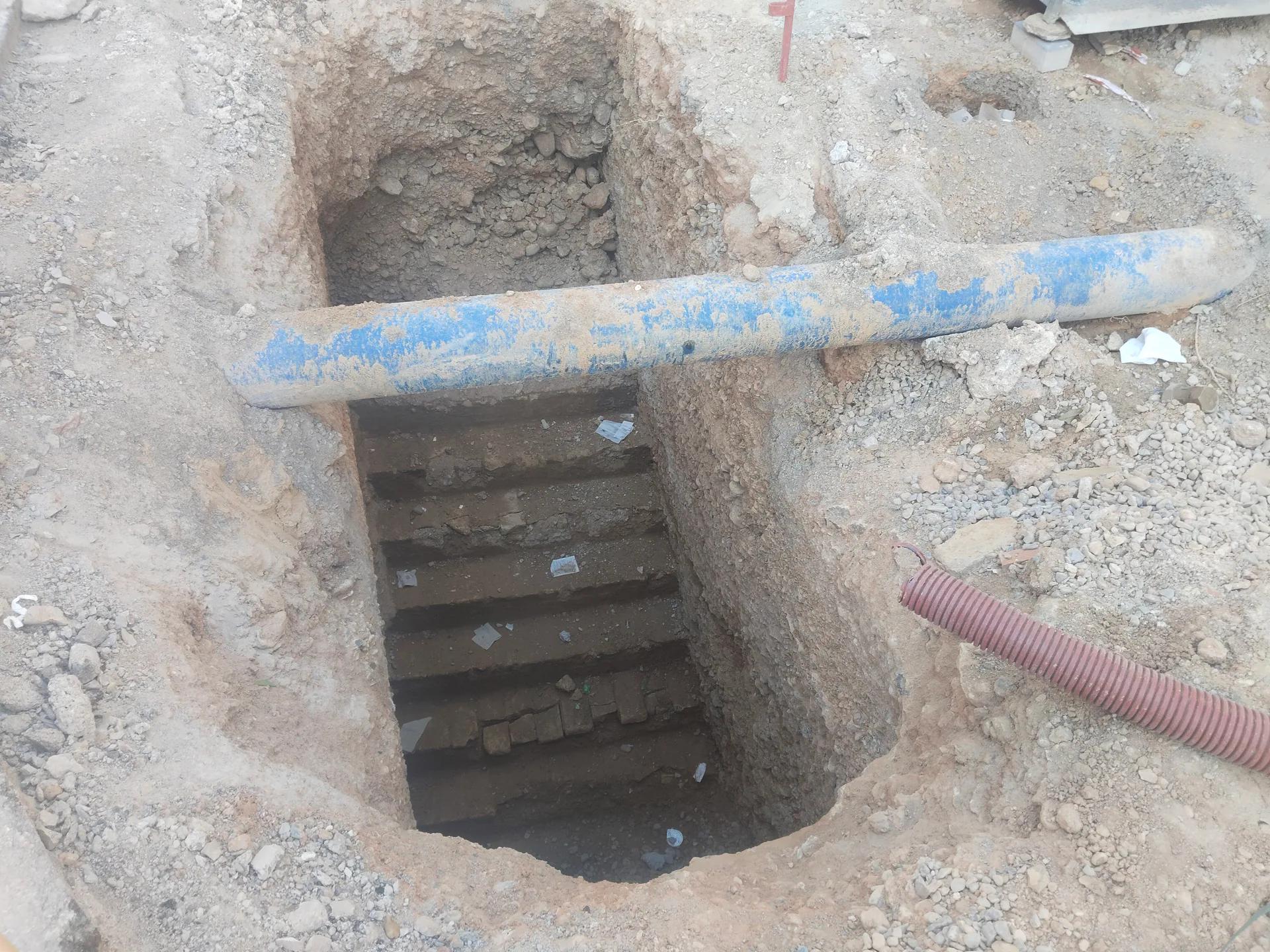 L’Eliana descubre un refugio de la Guerra Civil durante la peatonalización del centro